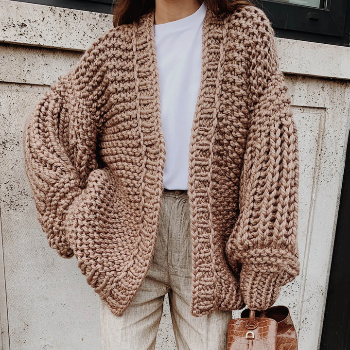 Monica | Stylish Warm Oversized Knitted Cardigans For Women