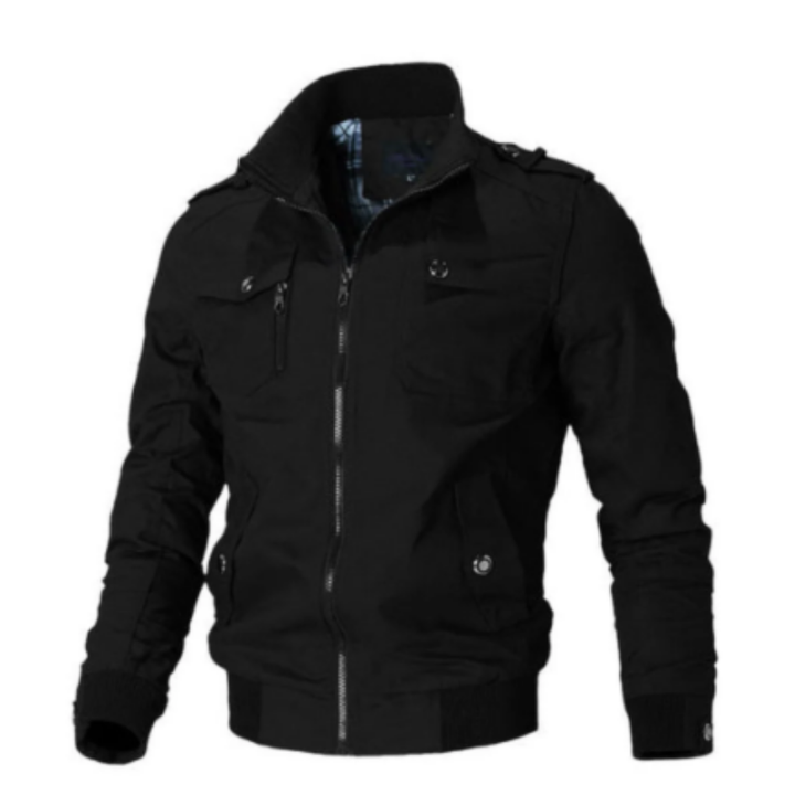 Publio | Casual Outdoor Zip Up Bomber Jacket For Men