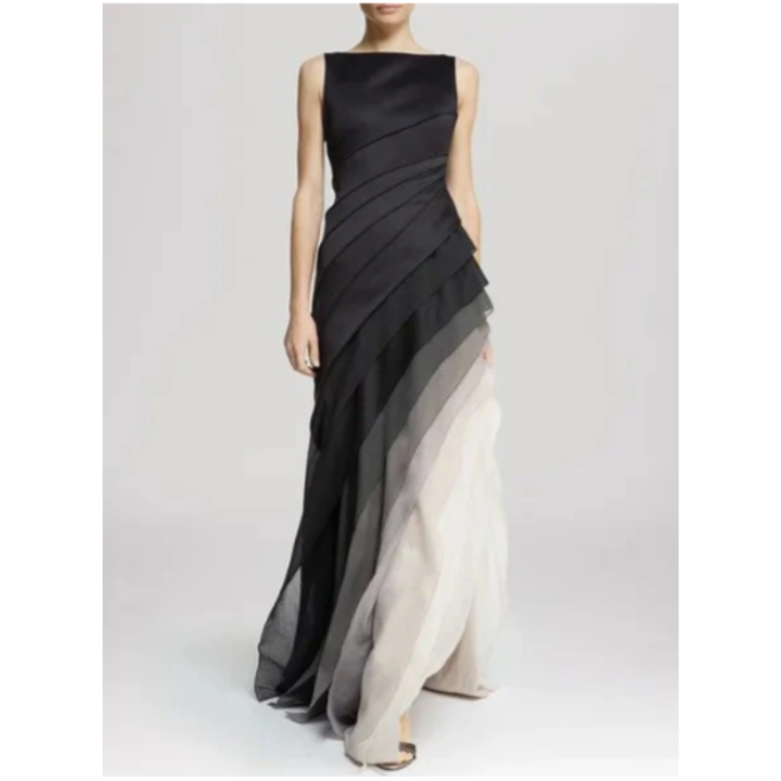 Zoie | Elegant Evening Pleated Maxi Dress For Women