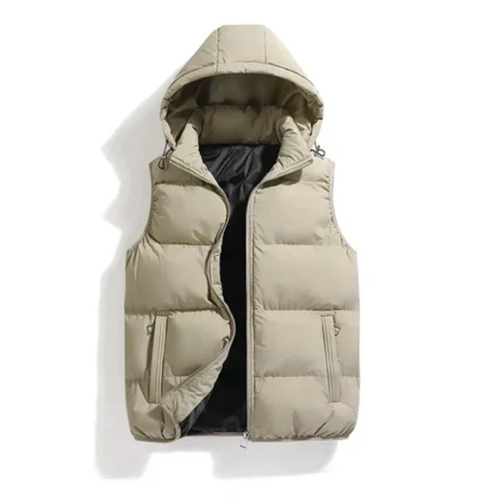 Moytoy | Winter Warm Thick Hooded Puffer Vest For Men