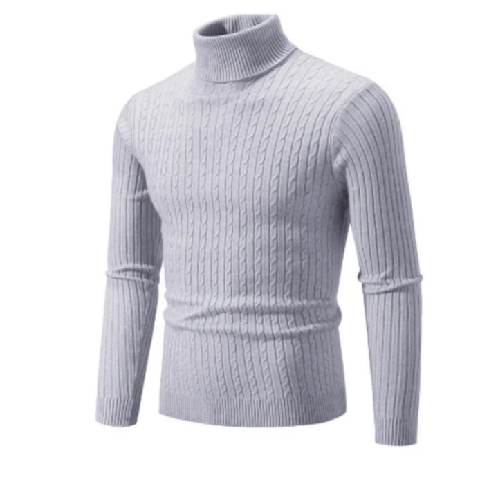 Basher | Winter Warm Fit Roll Turtle Neck Sweater For Men