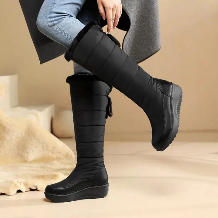 Miley | Comfortable Warm High Knee Snow Boots For Women