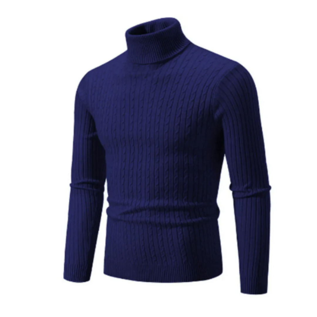 Basher | Winter Warm Fit Roll Turtle Neck Sweater For Men