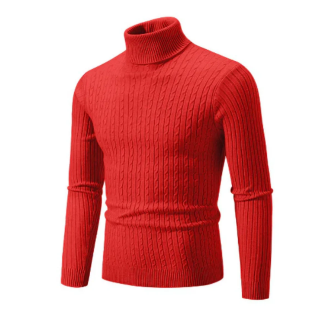 Basher | Winter Warm Fit Roll Turtle Neck Sweater For Men