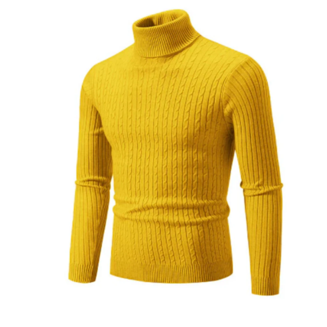 Basher | Winter Warm Fit Roll Turtle Neck Sweater For Men