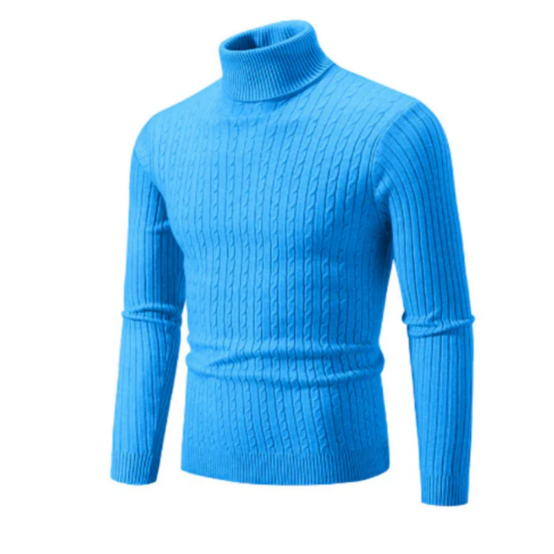 Basher | Winter Warm Fit Roll Turtle Neck Sweater For Men