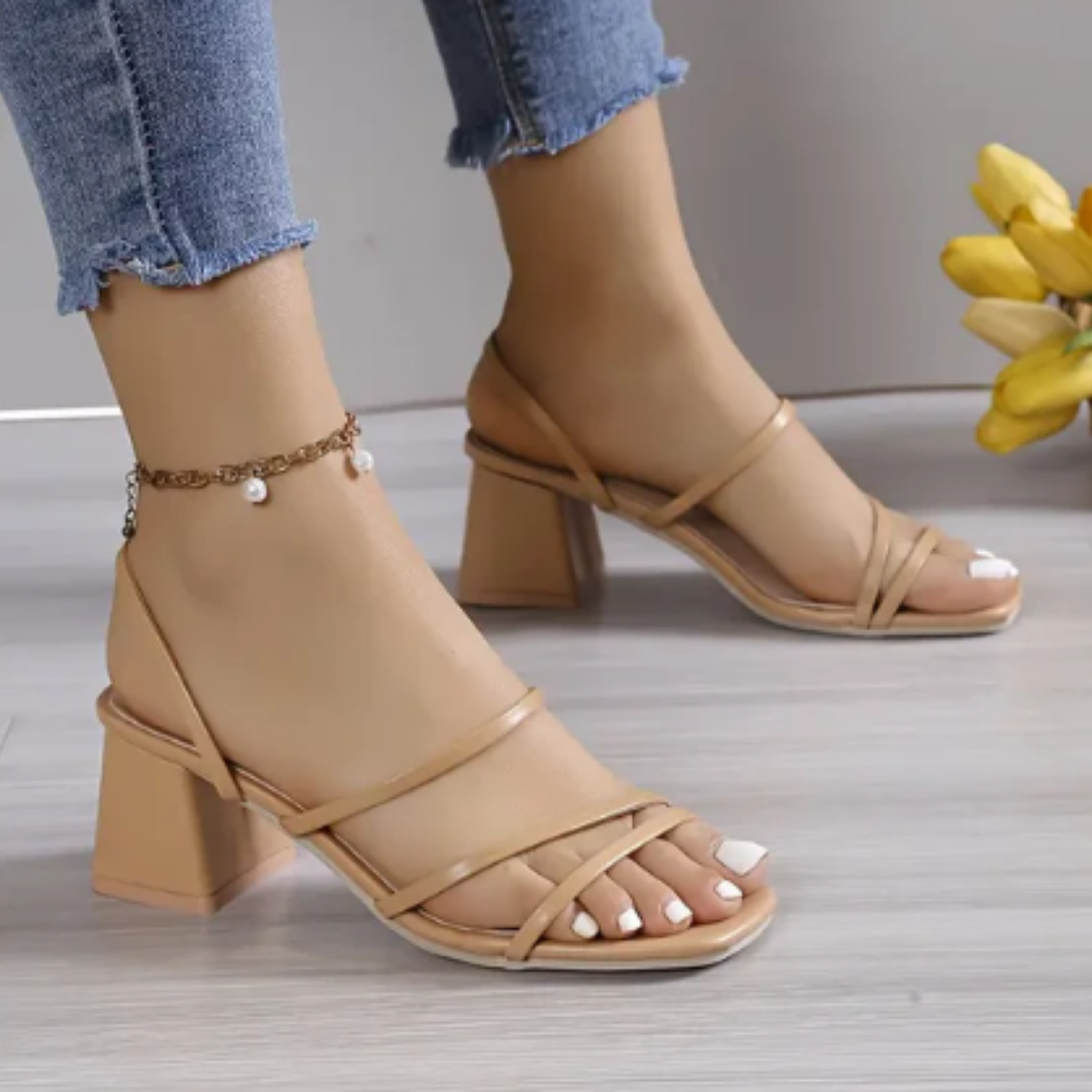 Dayva | Stylish Orthopedic Block Heels Sandals For Women