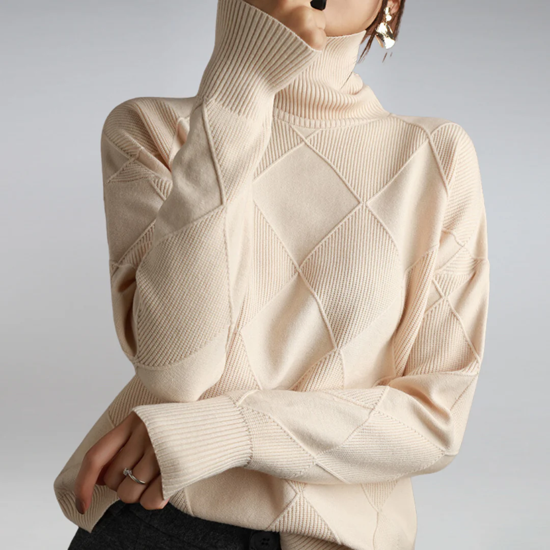 Queralt | Stylish Winter Turtle Neck Sweater For Women