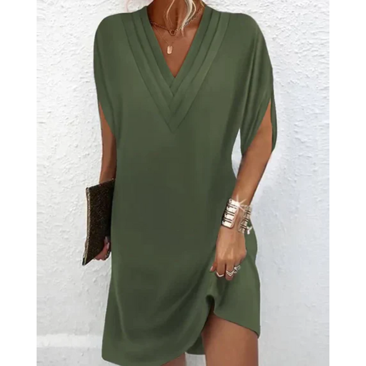 Bel | Chic V Neck Mini Dress For Women