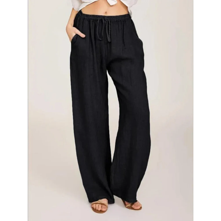 Hua | Summer Beach Straight Cut Pants For Women