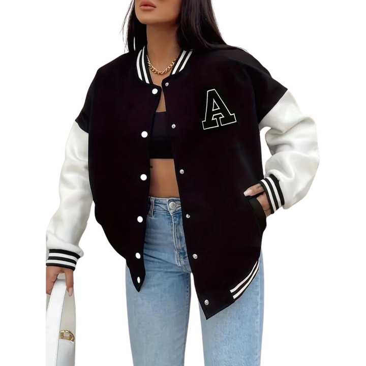 Izzy | Stylish Oversized Varsity Jacket For Women