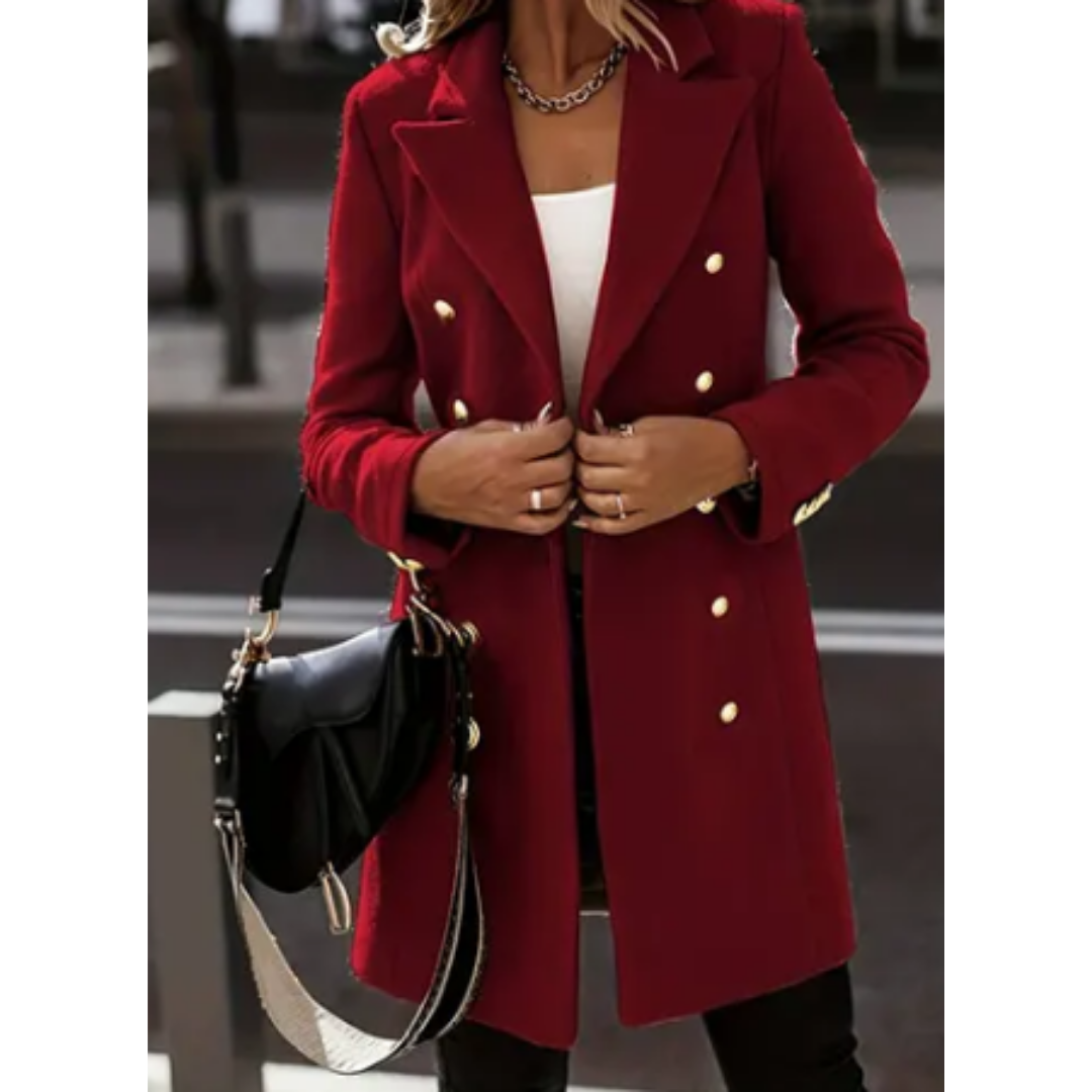 Venera | Casual Work Lapel Collar Coat For Women