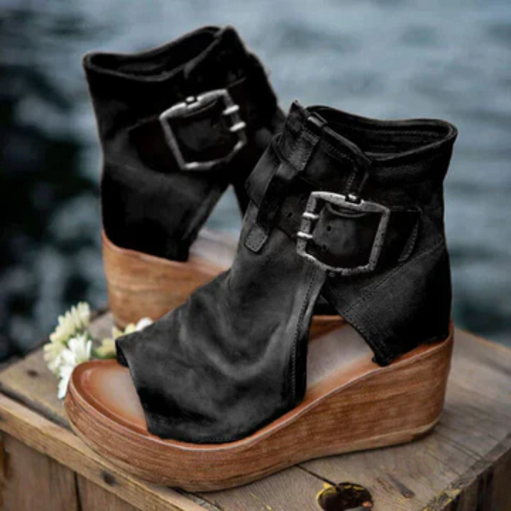 Gemma | Ankle High Wedge Heels For Women