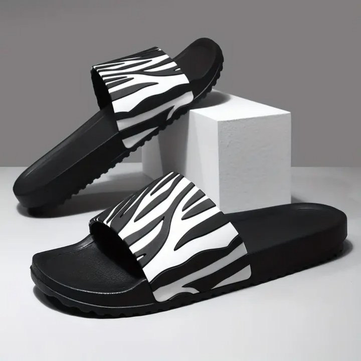 Boo | Summer Zebra Print Orthopedic Sandals For Women