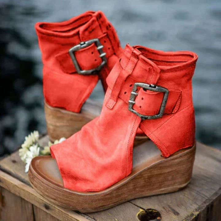 Gemma | Ankle High Wedge Heels For Women