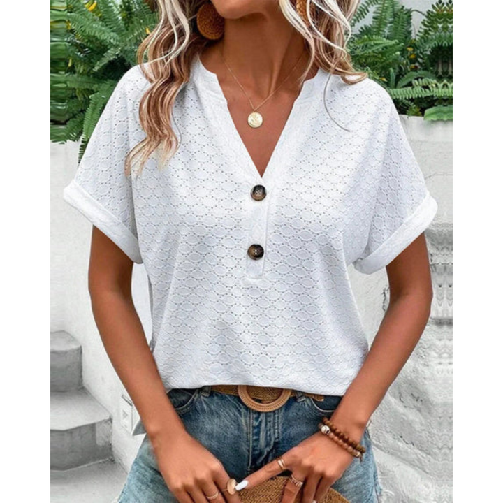 Dolly | Casual V Neck Blouse For Women