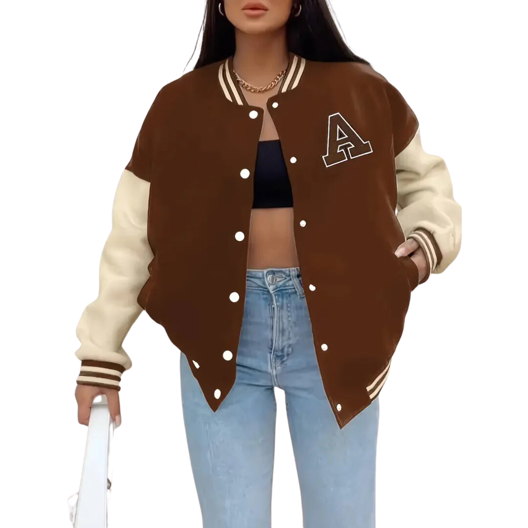 Izzy | Stylish Oversized Varsity Jacket For Women