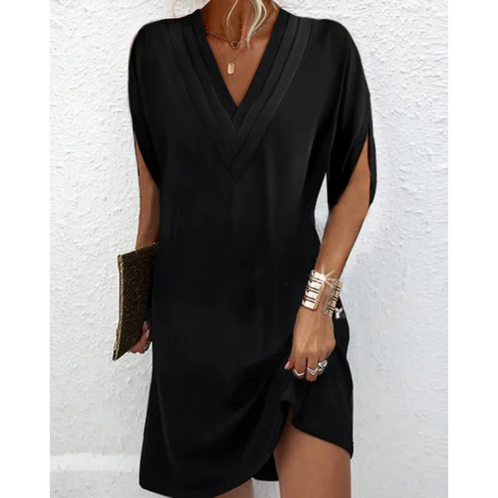 Bel | Chic V Neck Mini Dress For Women