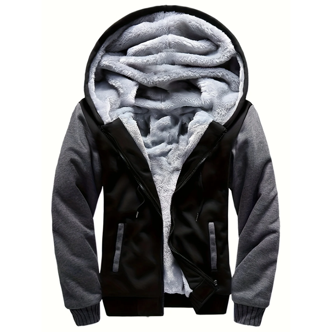 Heath | Winter Warm Thick Zip Up Jacket For Men