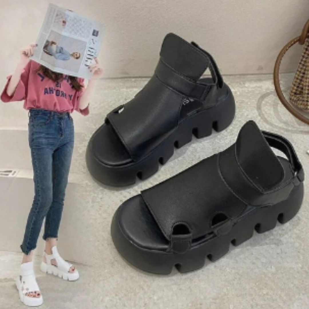 Jerrey | Summer Open Toe Adjustable Orthopedic Platform Sandals For Women