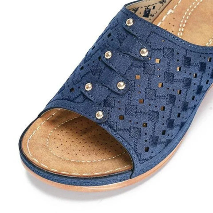 Eerika | Summer Textured Orthopedic Platform Sandal For Women