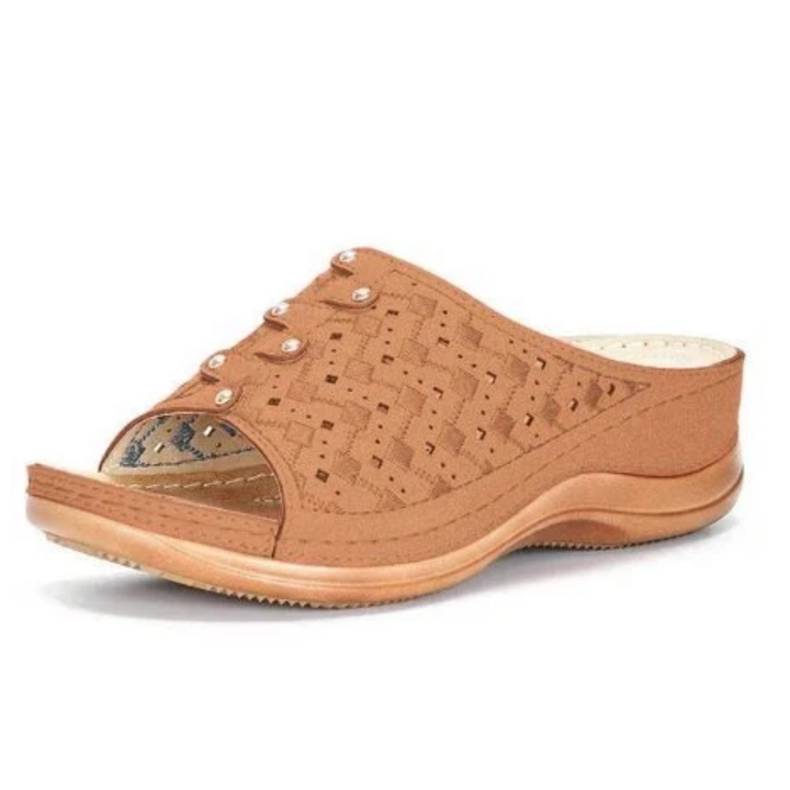 Eerika | Summer Textured Orthopedic Platform Sandal For Women