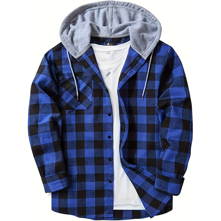 Haden | Stylish Plaid Hooded Jacket For Men