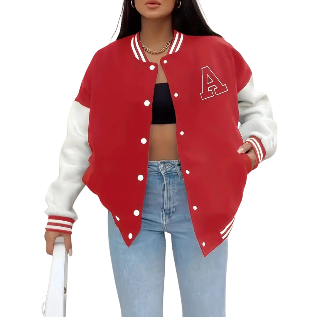 Izzy | Stylish Oversized Varsity Jacket For Women