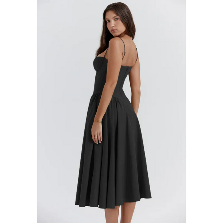 Clementine | Chic Tube Midi Dress For Women