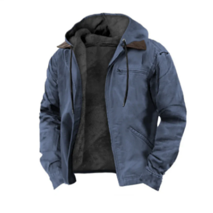 Xian | Stylish Warm Hooded Long Sleeve Jacket For Men