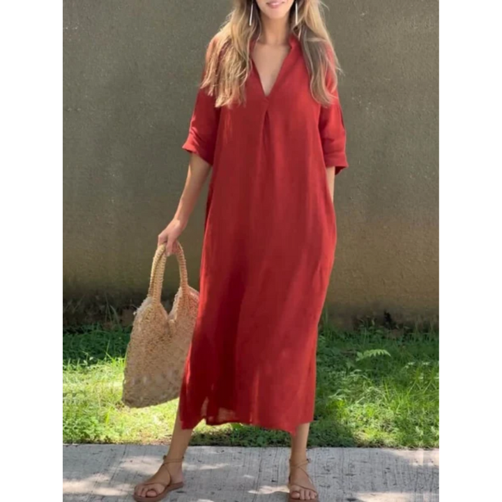 Berna | Comfortable Summer Midi Dress For Women