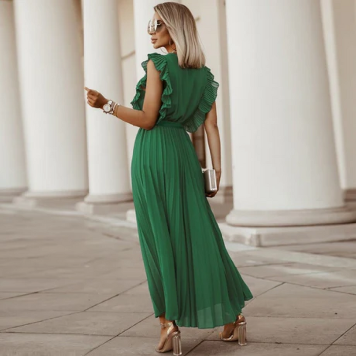 Curtis | Ruffled Sleeve Maxi Dress For Women