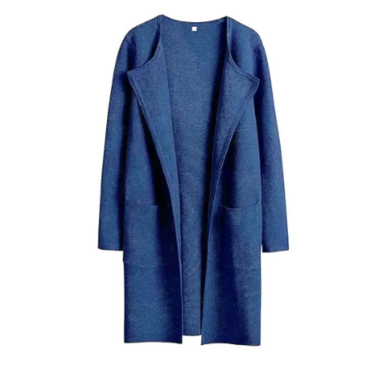 Ubelia | Winter Warm Lapel Collar Long Cardigan For Women