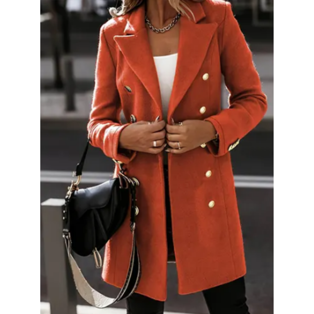 Venera | Casual Work Lapel Collar Coat For Women