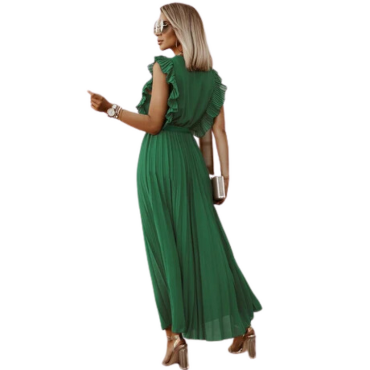 Curtis | Ruffled Sleeve Maxi Dress For Women