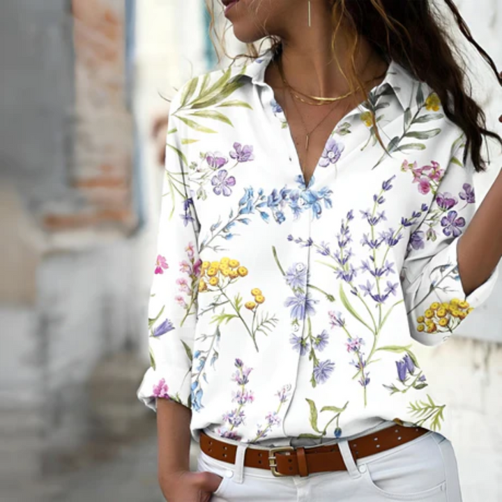 Esmeralda| Vintage Button Down Shirt For Women