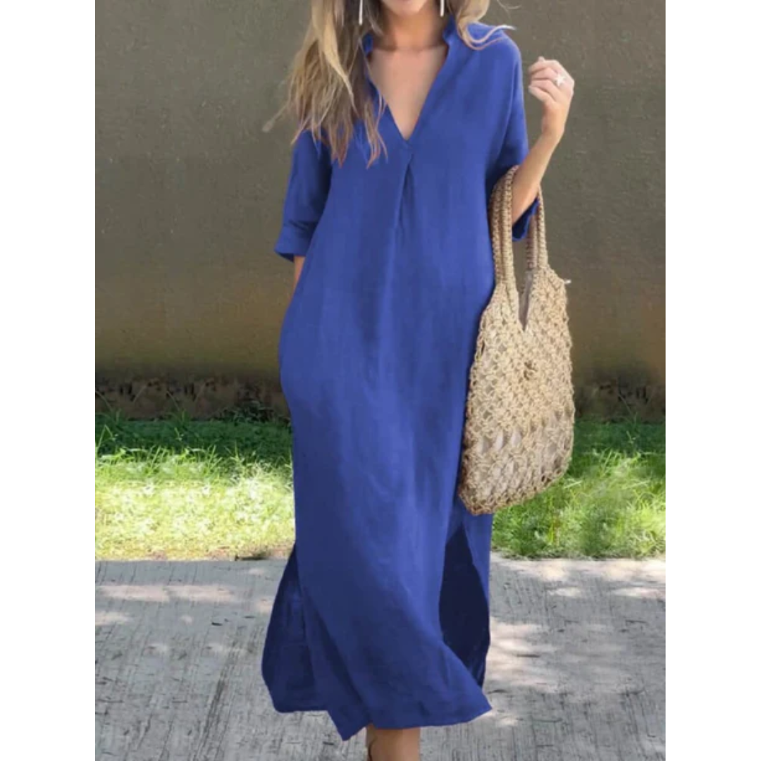 Berna | Comfortable Summer Midi Dress For Women