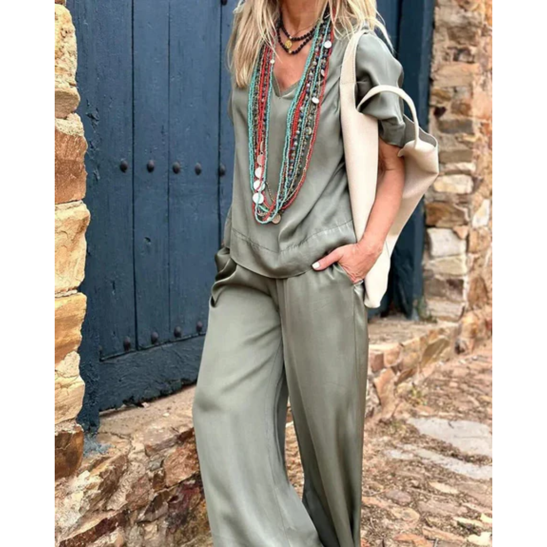 Kiyomi | Summer Pants And Top Set For Women