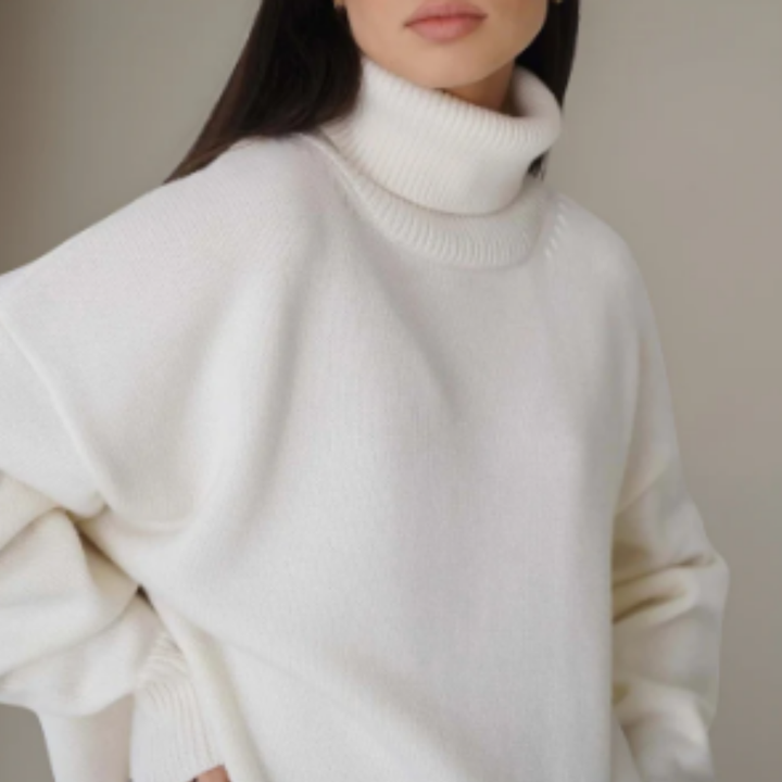 Roisin | Oversized Winter Warm Turtle Neck Sweater For Women