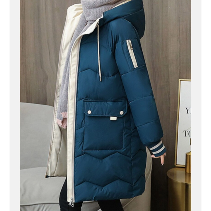 Macie | Casual Winter Warm Long Puffer Jacket For Women