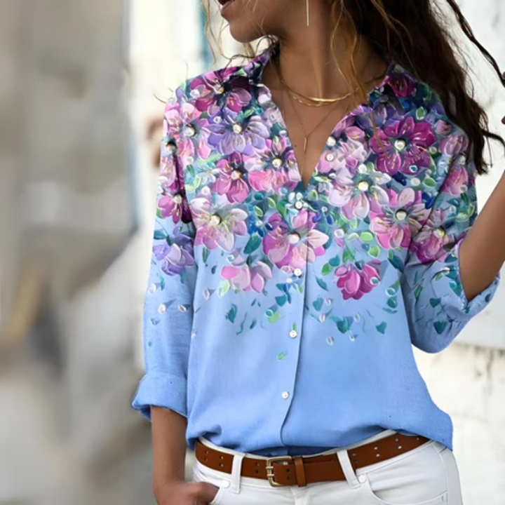 Esmeralda| Vintage Button Down Shirt For Women