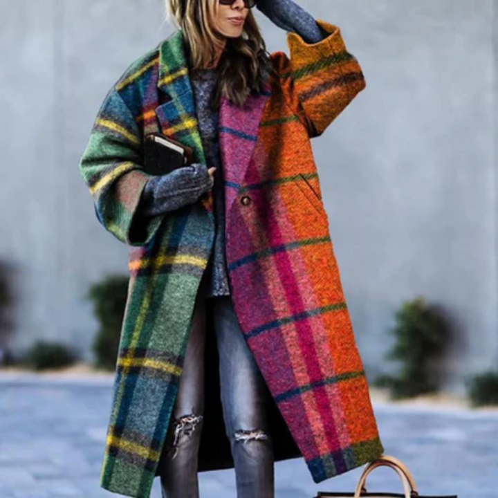 Miria | Stylish Winter Warm Plaid Coat For Women