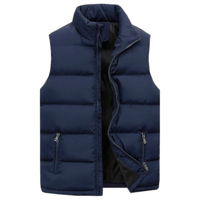 Delpho | Zipper Sleeveless Puffer Vest For Men