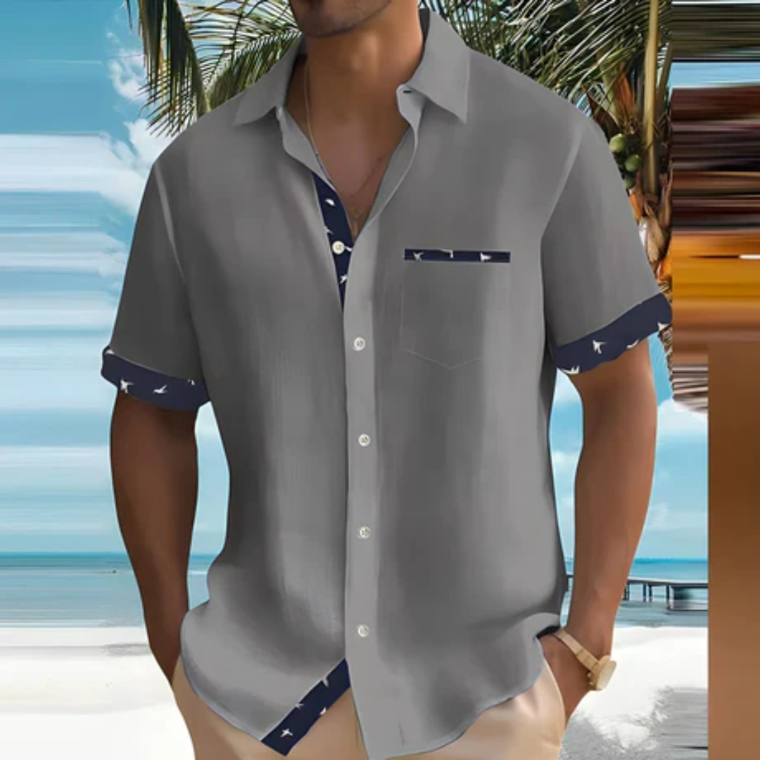 Santhy | Summer Button Down Polo Shirt For Men