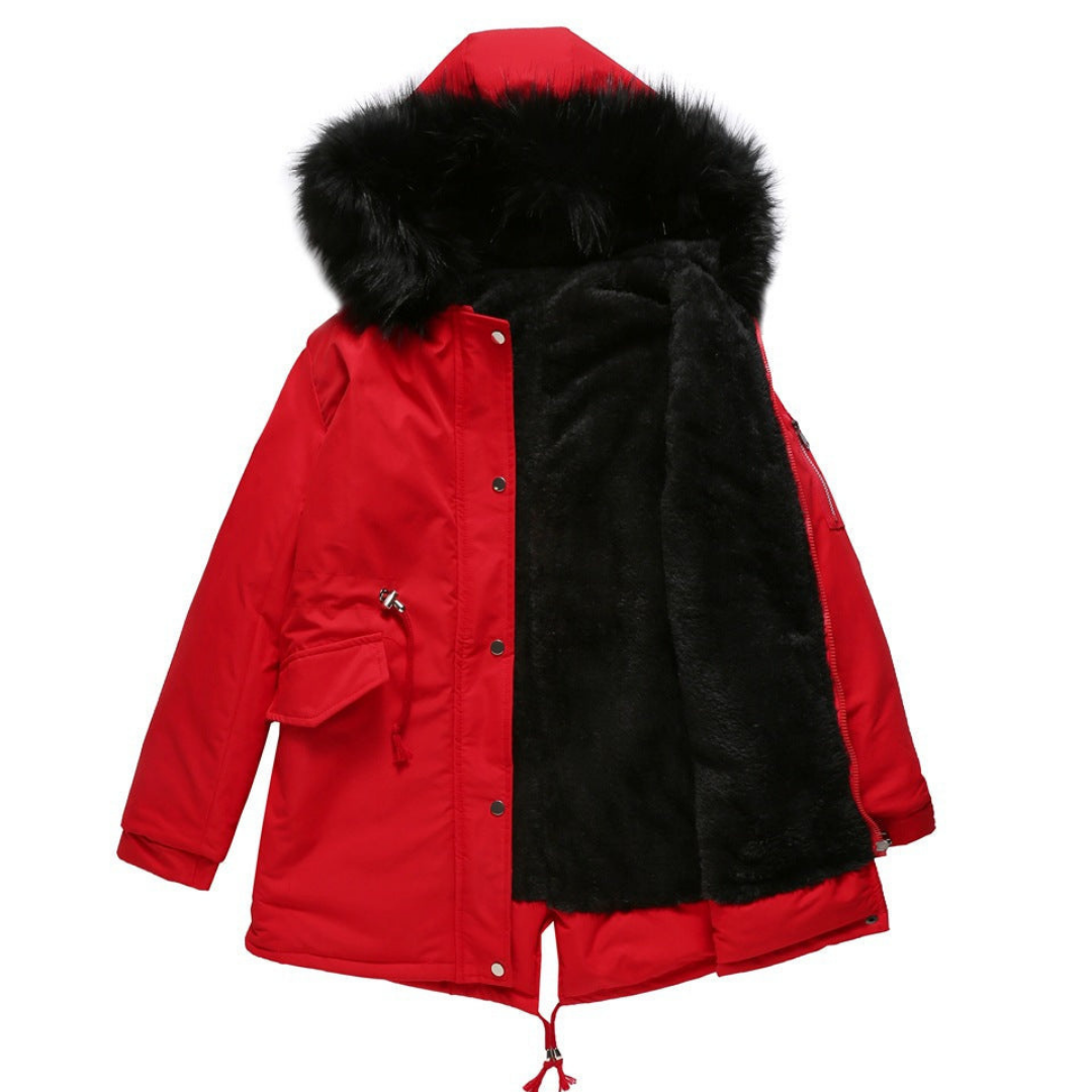 Eshlarim | Warm Winter Hooded Parka Jacket For Women