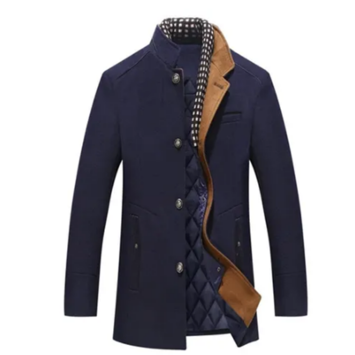 Udell | Stylish Warm Layered Button Down Coat For Men