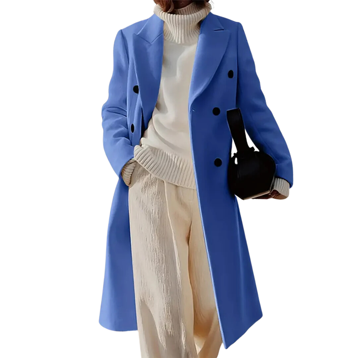 Inayah | Elegant Warm Lapel Collar Trench Coat For Women