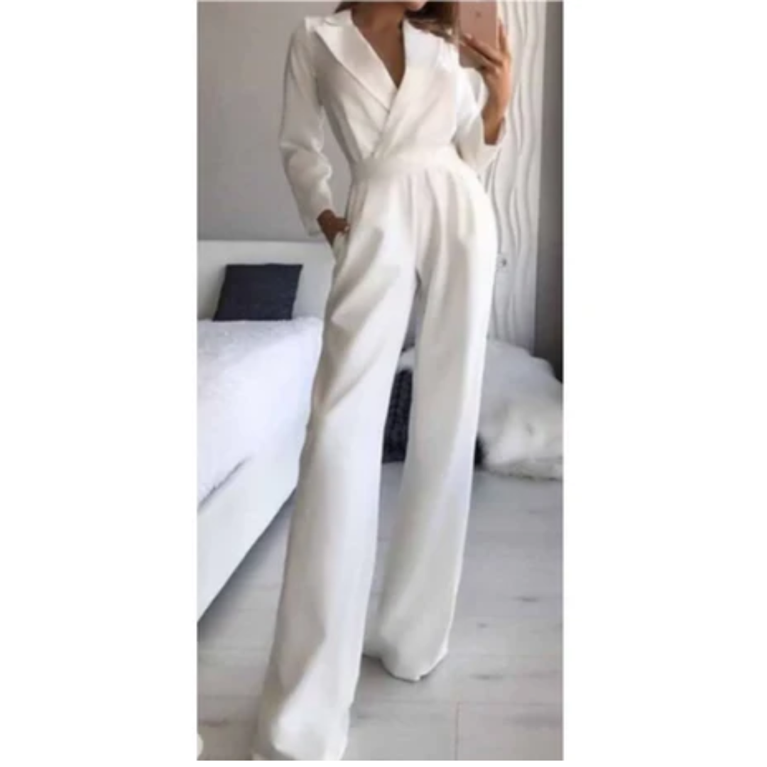 Flor | Formal Long Sleeve Jumpsuit For Women