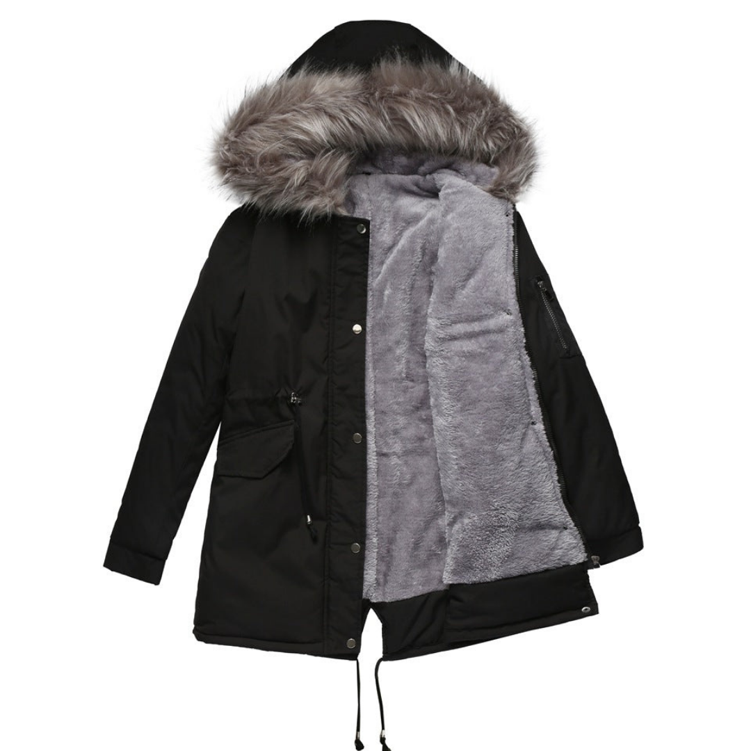 Eshlarim | Warm Winter Hooded Parka Jacket For Women