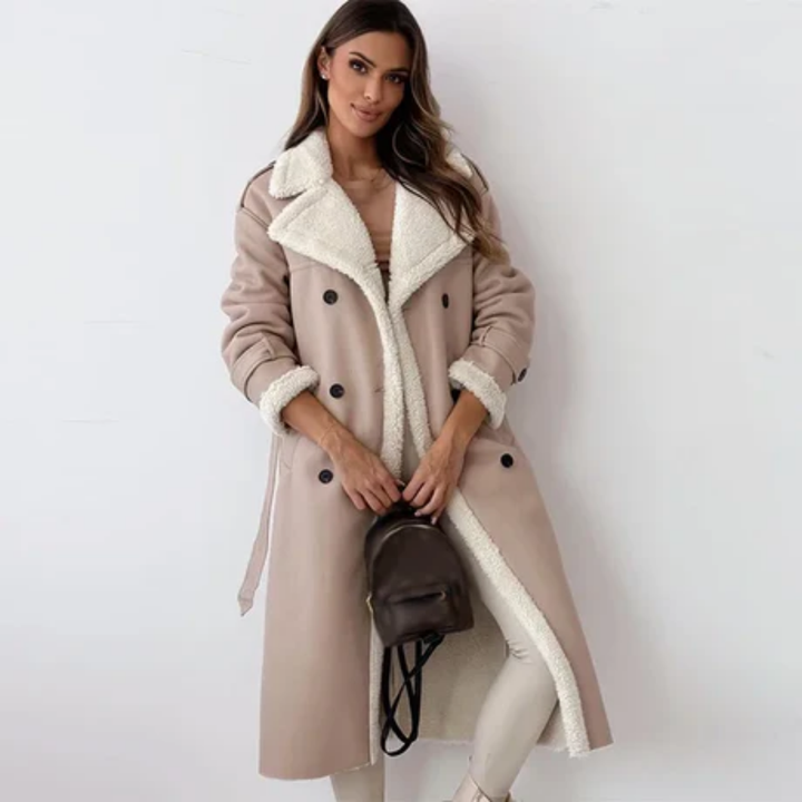 Nadalee | Stylish Winter Warm Lapel Collar Trench Coat For Women